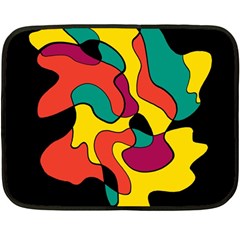 Colorful Spot Fleece Blanket (mini)