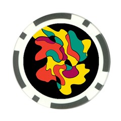 Colorful Spot Poker Chip Card Guards (10 Pack)  by Valentinaart