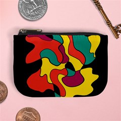 Colorful Spot Mini Coin Purses by Valentinaart