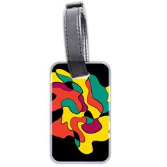 Colorful Spot Luggage Tags (two Sides) by Valentinaart