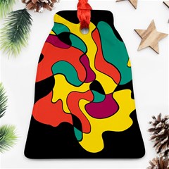 Colorful Spot Bell Ornament (2 Sides) by Valentinaart