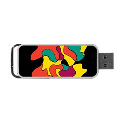 Colorful Spot Portable Usb Flash (two Sides) by Valentinaart