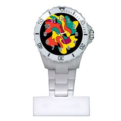 Colorful Spot Plastic Nurses Watch