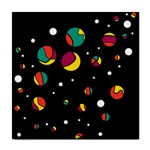 Colorful dots Tile Coasters Front