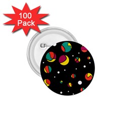 Colorful Dots 1 75  Buttons (100 Pack)  by Valentinaart