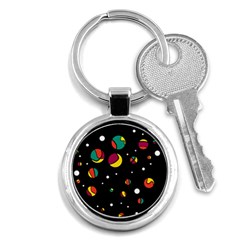 Colorful Dots Key Chains (round) 