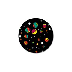 Colorful Dots Golf Ball Marker