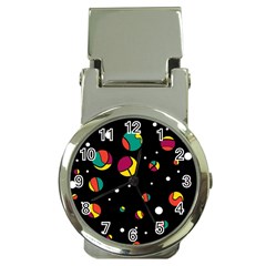 Colorful Dots Money Clip Watches