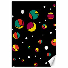 Colorful Dots Canvas 20  X 30  