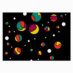 Colorful Dots Large Glasses Cloth