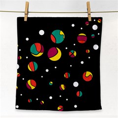 Colorful Dots Face Towel