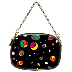 Colorful Dots Chain Purses (one Side)  by Valentinaart