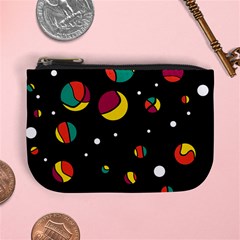 Colorful Dots Mini Coin Purses by Valentinaart