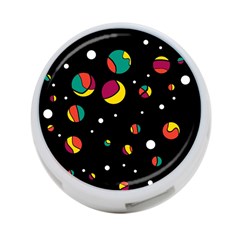 Colorful Dots 4-port Usb Hub (one Side) by Valentinaart