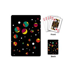 Colorful Dots Playing Cards (mini)  by Valentinaart