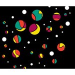 Colorful dots Deluxe Canvas 14  x 11  14  x 11  x 1.5  Stretched Canvas