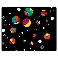 Colorful Dots Double Sided Flano Blanket (medium) 