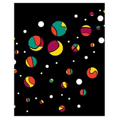 Colorful Dots Drawstring Bag (small)