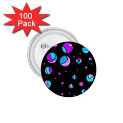 Blue And Purple Dots 1 75  Buttons (100 Pack) 