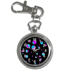 Blue And Purple Dots Key Chain Watches