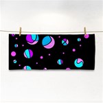 Blue and purple dots Cosmetic Storage Cases Front