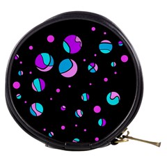 Blue And Purple Dots Mini Makeup Bags