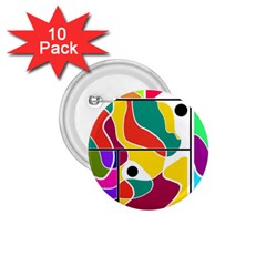 Colorful Windows  1 75  Buttons (10 Pack) by Valentinaart