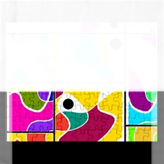 Colorful Windows  Rectangular Jigsaw Puzzl