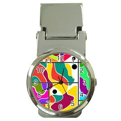 Colorful Windows  Money Clip Watches