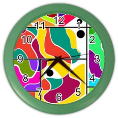 Colorful Windows  Color Wall Clocks