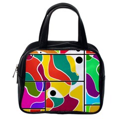 Colorful Windows  Classic Handbags (one Side)