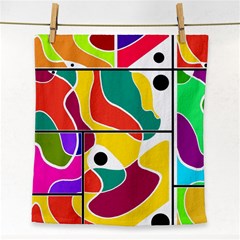 Colorful Windows  Face Towel