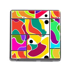 Colorful Windows  Memory Card Reader (square) by Valentinaart