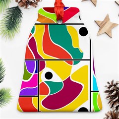 Colorful Windows  Ornament (bell) 