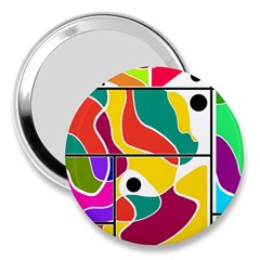 Colorful Windows  3  Handbag Mirrors by Valentinaart