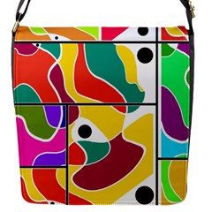 Colorful Windows  Flap Messenger Bag (s)