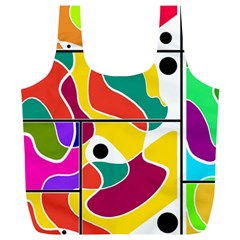 Colorful Windows  Full Print Recycle Bags (l)  by Valentinaart