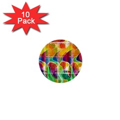 Abstract Sunrise 1  Mini Buttons (10 Pack)  by Valentinaart