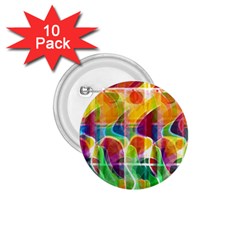 Abstract Sunrise 1 75  Buttons (10 Pack) by Valentinaart