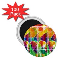 Abstract Sunrise 1 75  Magnets (100 Pack) 