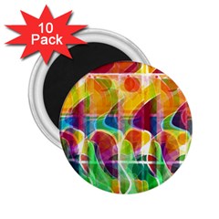 Abstract Sunrise 2 25  Magnets (10 Pack) 