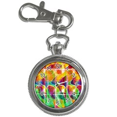 Abstract Sunrise Key Chain Watches by Valentinaart