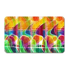 Abstract Sunrise Magnet (rectangular) by Valentinaart