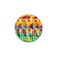 Abstract Sunrise Golf Ball Marker