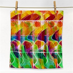 Abstract Sunrise Face Towel