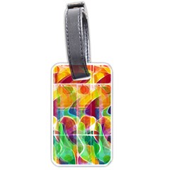 Abstract Sunrise Luggage Tags (one Side)  by Valentinaart