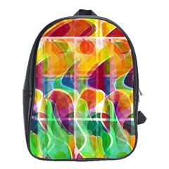 Abstract Sunrise School Bags (xl)  by Valentinaart