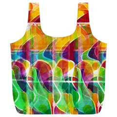 Abstract Sunrise Full Print Recycle Bags (l) 