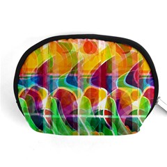 Abstract Sunrise Accessory Pouches (medium) 