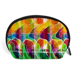 Abstract Sunrise Accessory Pouches (large) 